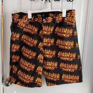 Men’s Stranger Things H&M Jean Shorts